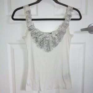 QED London Rosette Embellished Tank / Cami